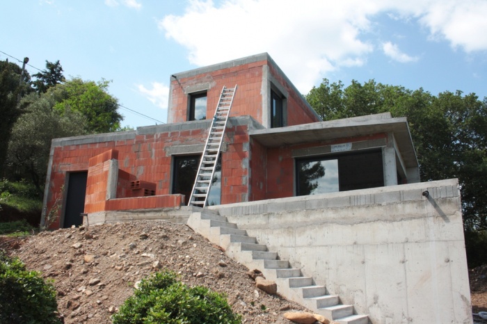 Maison contemporaine Als : ct terrasse sud