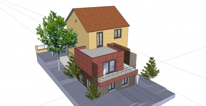 Extension et rhabilitation d'une maison individuelle